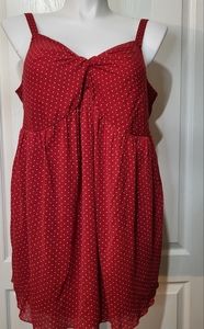 Venezia Red Polka Dot Blouse
